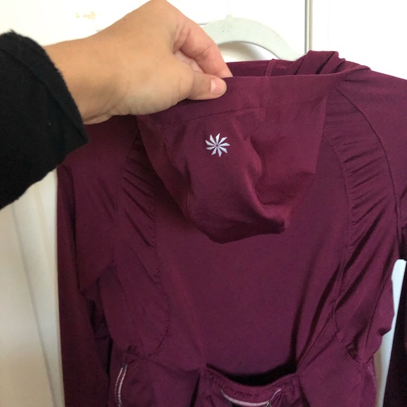 Athleta Half Mile Hoody in Burgundy - Picture 7 of 7